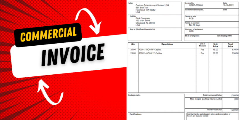 Commercial Invoice