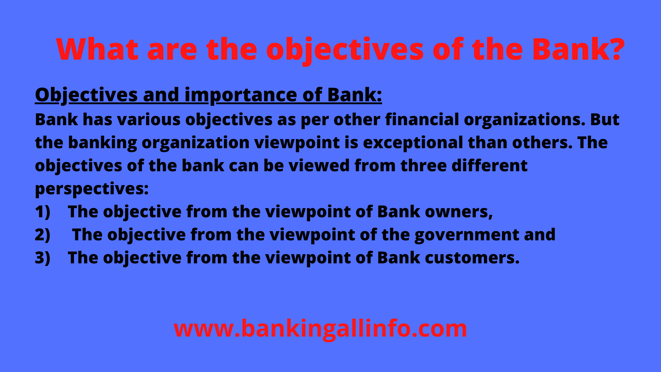 what-is-the-objectives-of-bank