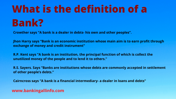 Bank Definition