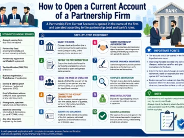 How to open Current Account of a Partnership Firm