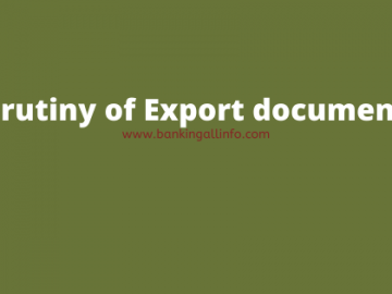 Scrutiny of Export documents