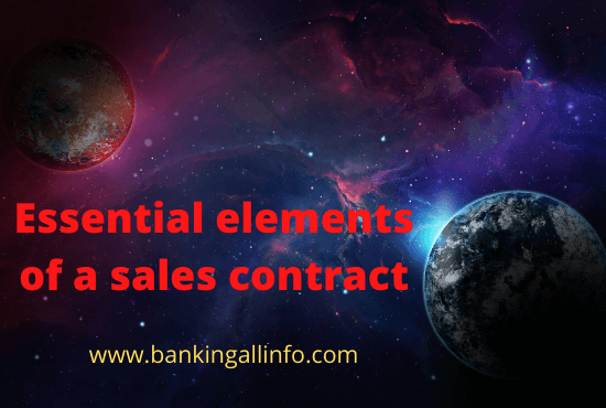 Essential-elements-of-a-sales-contract