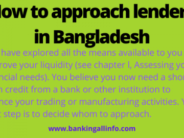 How to approach lenders in Bangladesh