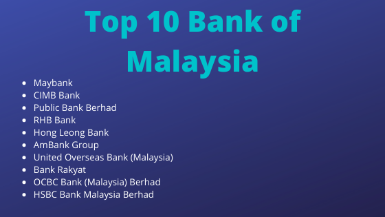 Top 10 Bank Of Malaysia Bankingallinfo