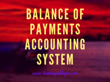 Balance of payments accounting system