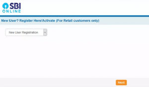 SBI Net Banking register