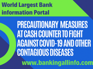 Precautionary Measures at Cash Counter to Fight against Covid-19 and other Contagious Diseases