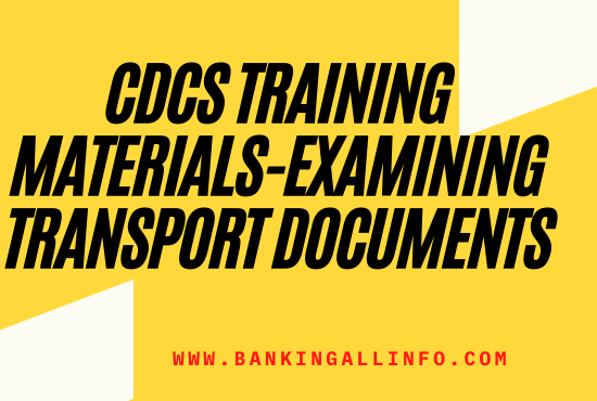 CDCS-Training-Materials-Examining-transport-documents