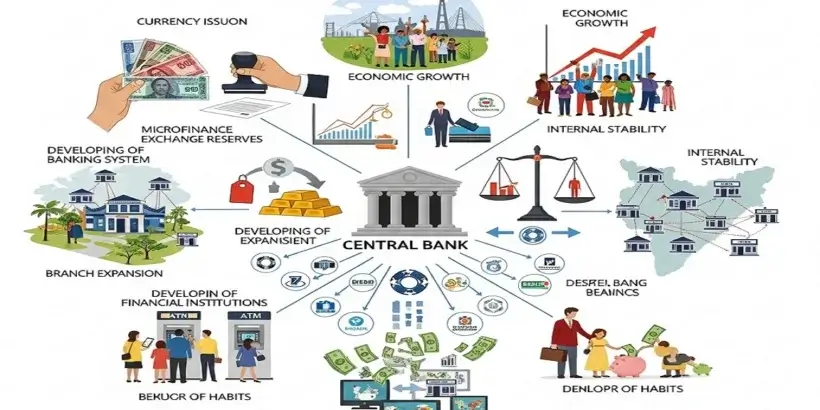 Role of central bank in developing countries
