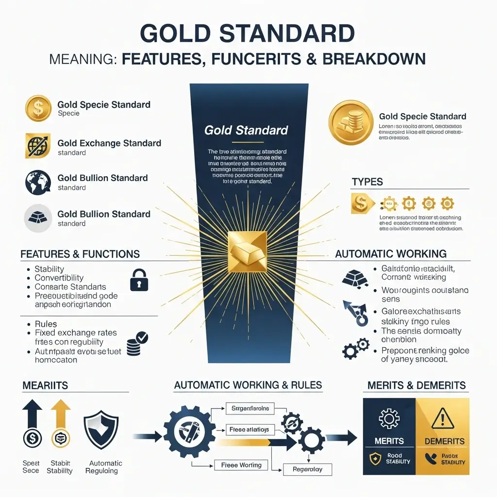 Gold Standard Meaning, Types, Features, Functions, Automatic Working, Rules, Merits, Demerits & Breakdown1