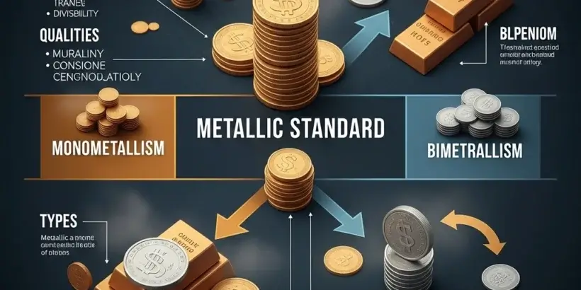 Metallic Standard Meaning, Qualities, Types, Monometallism, Bimetallism & Gresham’s Law