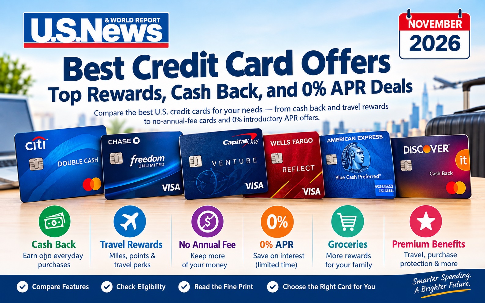 U.S. News best credit card offers November 2026